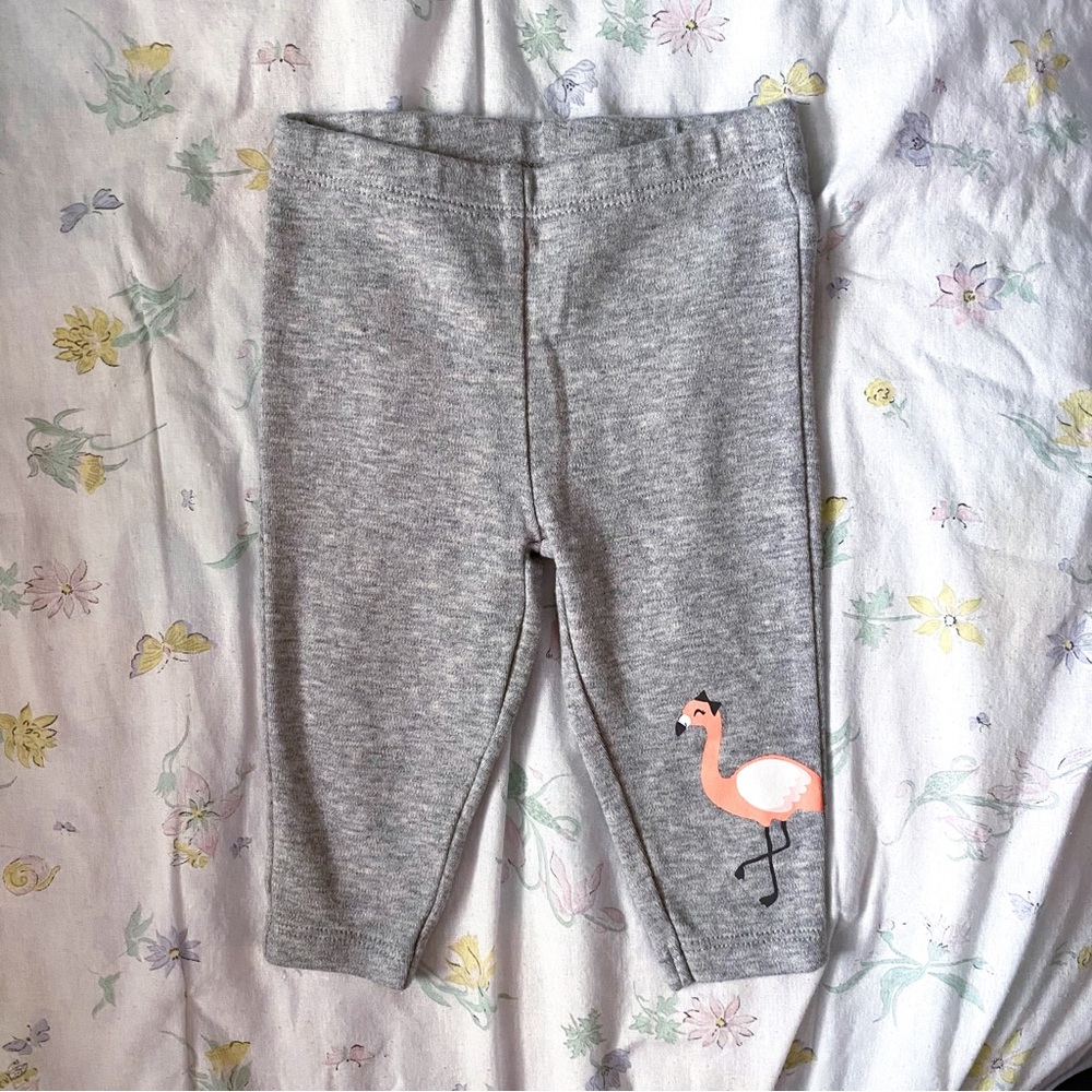3/$12  - Carters Flamingo Pants 6M
